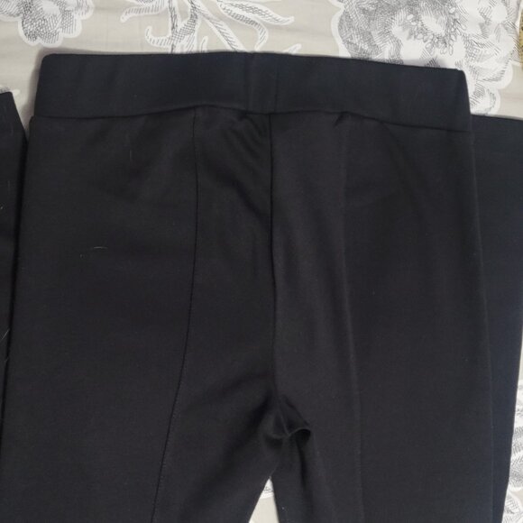 Larry Levine Black Pull On Stretch Straight Leg Pant Size Small EUC - Picture 4 of 7